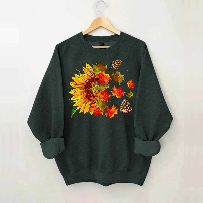Autumn Sunflower Sweatshirt