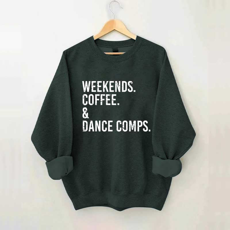 Retro Weekends Coffee and Dance Sweatshirt
