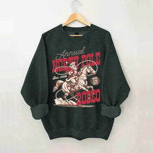 Annual North Pole Rodeo Western Christmas Sweatshirt