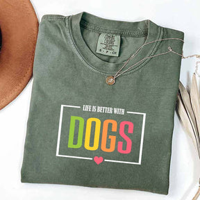 Favorite Life Is Better With Dogs T-Shirt