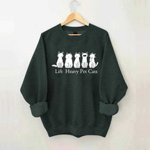 Lift Heavy Pet Cat Gym Sweatshirt