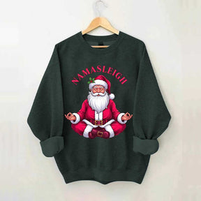 Namasleigh Santa Sweatshirt