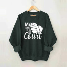 My Heart Is On That Court Sweatshirt