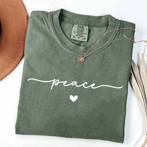 Positivity Peace Heart T-Shirt