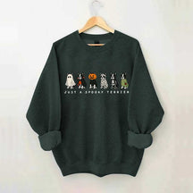 Spooky Boston Terrier Halloween Sweatshirt