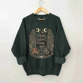 Celestial Floral Celestial Floral Snake Moon Sweatshirt