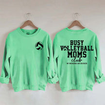 Busy Volleyball Mom Club Sweatshirt