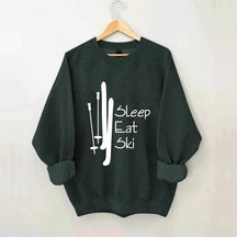 Sleep Eat Ski Sweatshirt