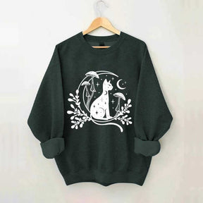 Celestial Cat Spiritual Sweatshirt