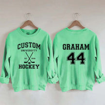 Personalized University Hockey Est Custom Year Sweatshirt