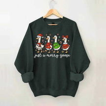 Christmas Just a Merry Goose Sweatshirt