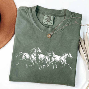 Wild Horses Running T-Shirt