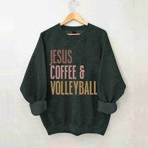 Jesus Coffee Volleyball Sweatshirt