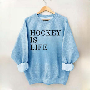 Hockey Is Life Minimalist Sweatshirt