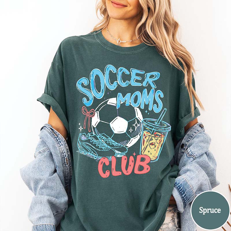 Soccer Moms Club Comfort Colors T-Shirt