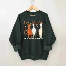 Colorful Goat Funny Farm Animal Sweatshirt