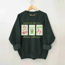 Pilates Princess Preppy Fitness Girl Sweatshirt