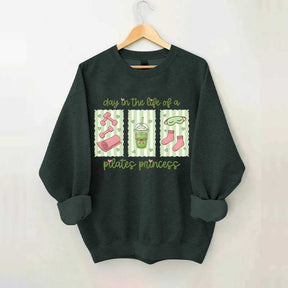 Pilates Princess Preppy Fitness Girl Sweatshirt