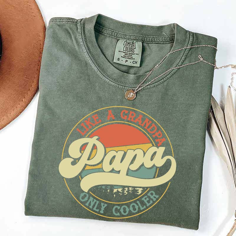 Retro Comfort Cool Papa T-Shirt