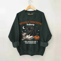 Kitty Biscuits Vintage Baking Pumpkin Sweatshirt