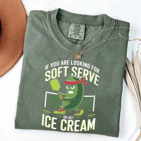Soft Serve Pickleball Joke T-Shirt