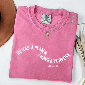 He Has a Plan I Have A Purpose T-Shirt