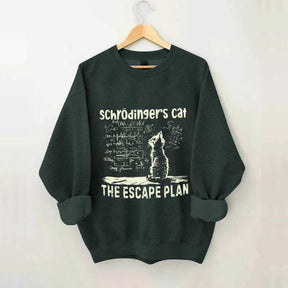 Funny Physics Science Cat Sweatshirt