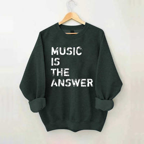 Retro Music is the Answer Sweatshirt