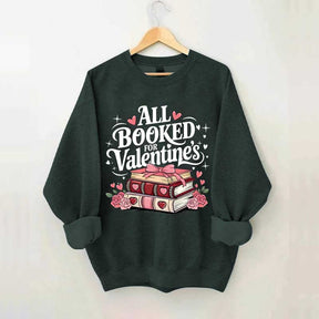 Book Lover Valentine Sweatshirt