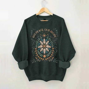 Christmas His Peace Our Hope Sweatshirt