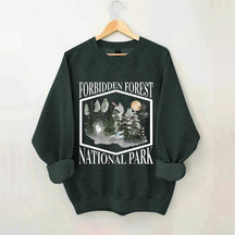 Retro Funny Forbidden Forest National Park Wizarding World Sweatshirt