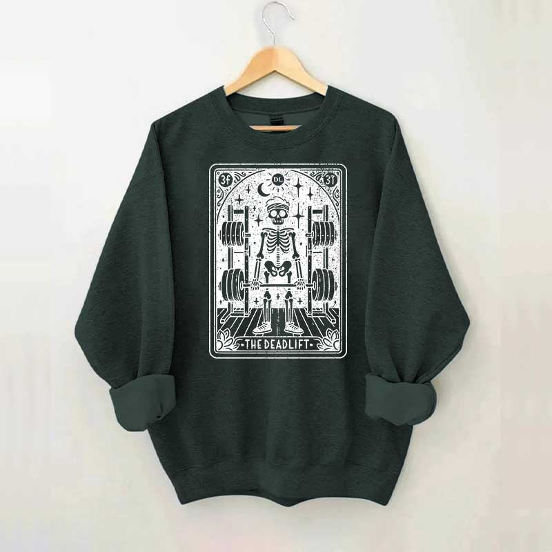The Deadlift Tarot Card Sport Life Sweatshirt