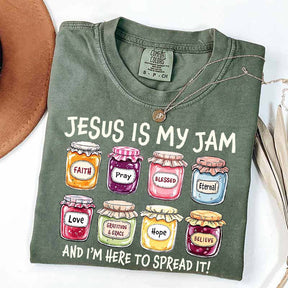 Funny Jesus Is My Jam Religous T-Shirt