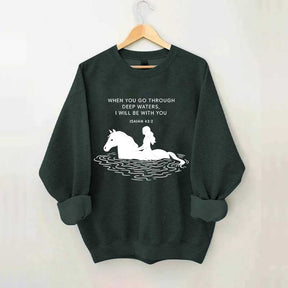Christ Horse Religous Sweatshirt