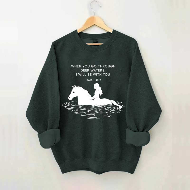 Christ Horse Religous Sweatshirt