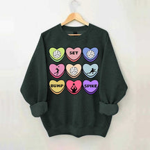 Valentine Volleyball Girl Sweatshirt