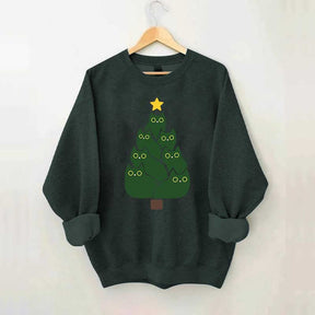 Cat Christmas Tree Lover Sweatshirt