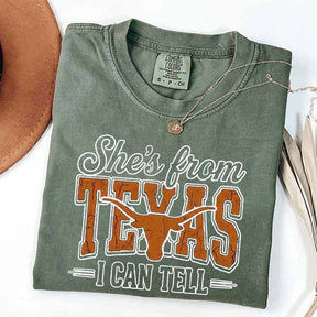 She's From Texas I Can Tell T-Shirt