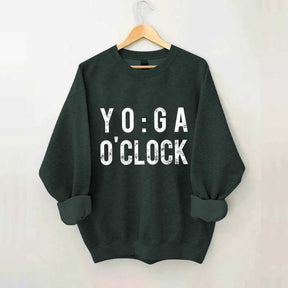 Yoga O'clock Funny Sweatshirt