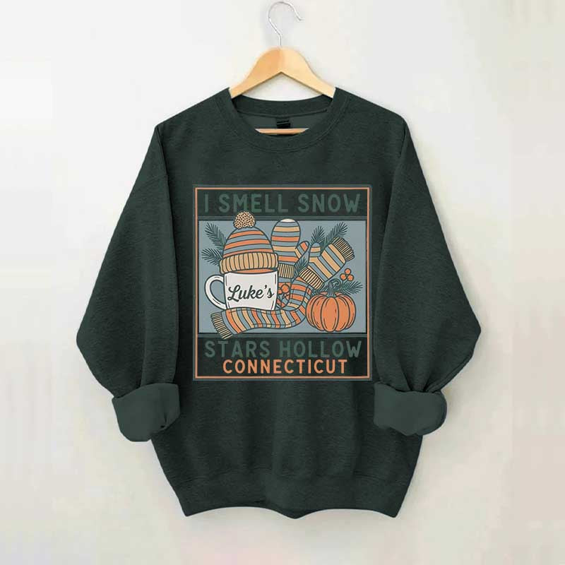 I Smell Snow Cozy Winter Season Sweatshirt