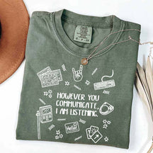 Everyone Communication Speechie AAC Bcba Aba T-Shirt
