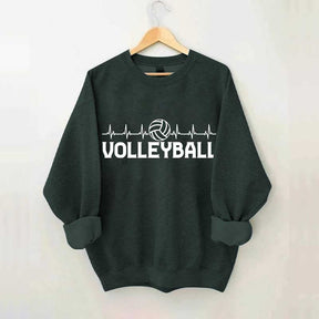 Volleyball Heartbeat Sweatshirt