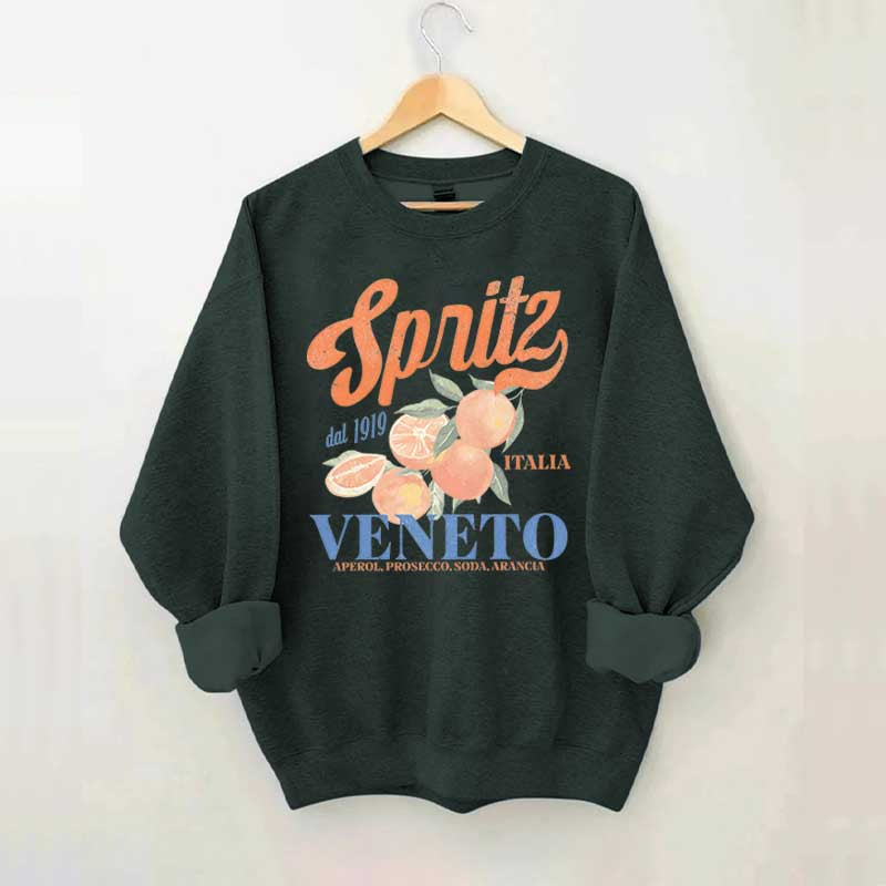 Spritz Italian Cocktail Aperitivo Sweatshirt