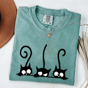 Black Cats Graphic T-Shirt