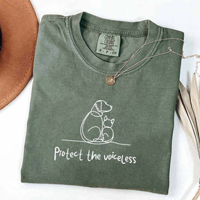 Protect Animals Dog Cat Lover T-Shirt