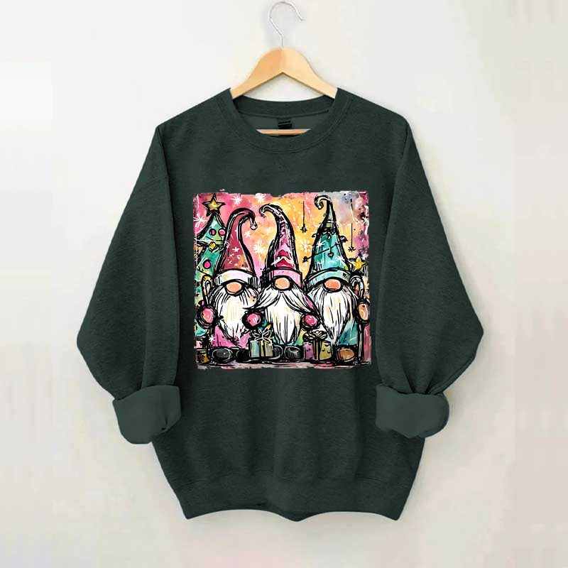 Christmas Gnome Art Sweatshirt