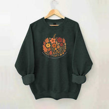 Autumn Leaves Faith Fall Crewneck Sweatshirt