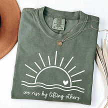 We Rise By Lifting Others Simple T-Shirt