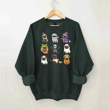 Pug Halloween Spooky Dogs Lover Sweatshirt