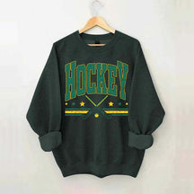 Retro Varsity Hockey Sweatshirt